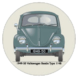 VW Beetle Type 114B 1949-50 Coaster 4
